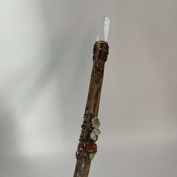 Handmade Optical Lemurian Wand - "Copia" (Reiki Infused) - **One of a Kind** - Picture 4 of 5